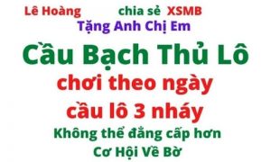 Soi cầu Lê Hoàng hôm nay chính xác nhất
